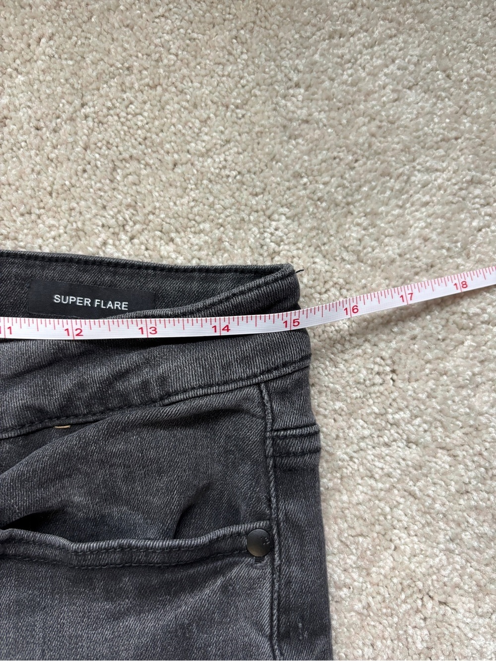 Judy Blue High Waisted Super Flare Jeans Size  30 - Picture 9 of 10